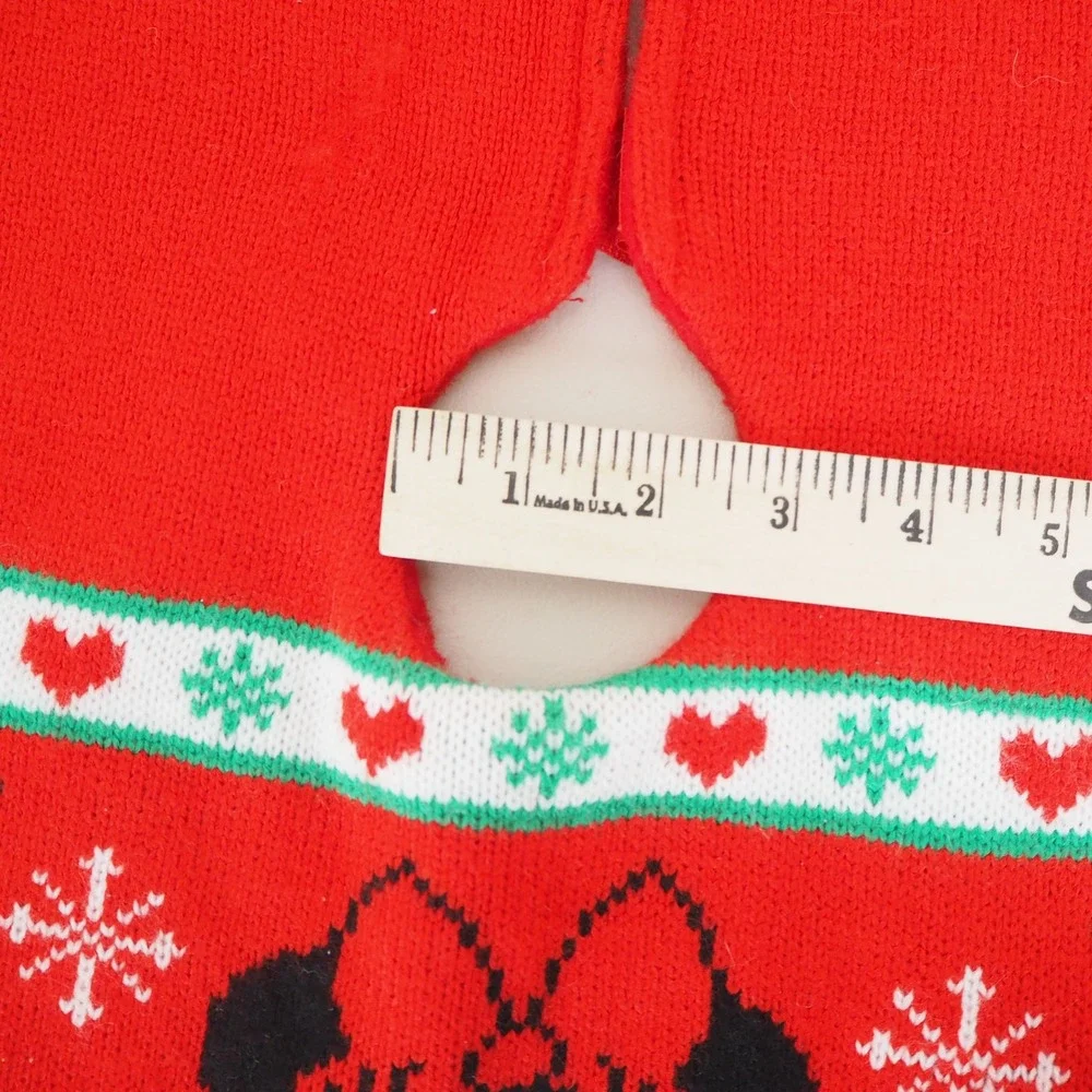Disney Holiday Minnie Mouse Small Knit Tree‎ Skirt 17